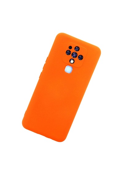 Uryport Tecno Camon 16 Kılıf Nano İçi Kadife Silikon - Turuncu