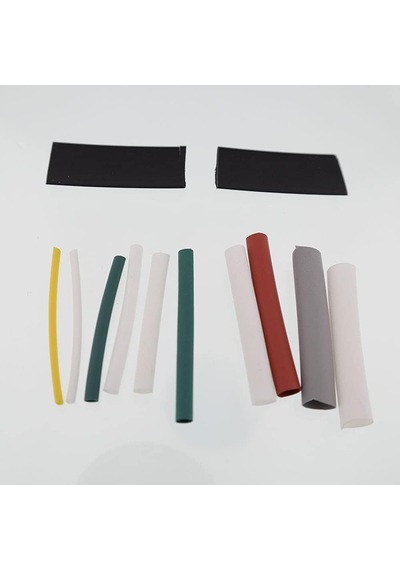 Tek-iş 529335 Isı İle Daralan Makaron Set, Karışık Renkli, 4 Cm, 12 Adet