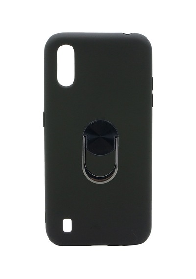 Nettech Samsung Galaxy A01 Uyumlu Leather Ring Nano Arka Koruma