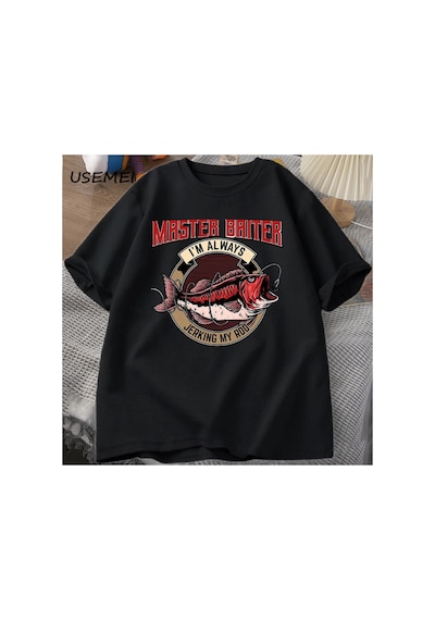 Tarzsokak Usta Baiter Ben Her Zaman Benim Çubuk T-shirt Erkekler Rahat Kısa Kollu Babalar 2833 S