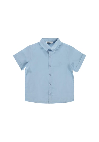Civil Boys Basic Kısa Kol 6-9 Yaş Gömlek - Mavi