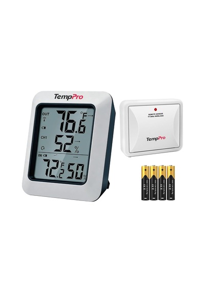 Tr Thermopro Tp60 Kablosuz İç Ve Dış Mekan Termometresi, 60m Menzilli Dijital Sıcaklık Ve Nem Takip Monitörü