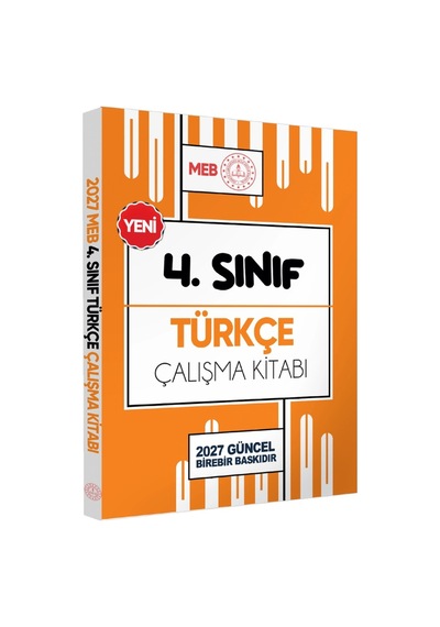 2027 MEB ÖDM İlkokul 4.Sınıf TÜRKÇE Çalışma Kitabı Alıştırmalı/Etkinlikli Soru Bankası BASKI ÜCRETİ