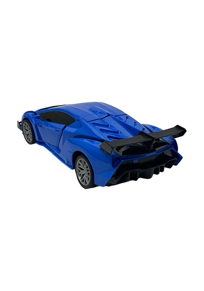 Uzaktan Kumandalı Robota Dönüşen Araba Ferrari - Mavi