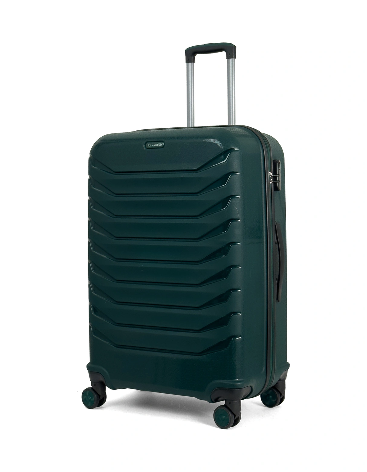 Reymond Luggage Lora Pp Polipropilen Kırılmaz Valiz, Büyük Boy Petrol Yeşili