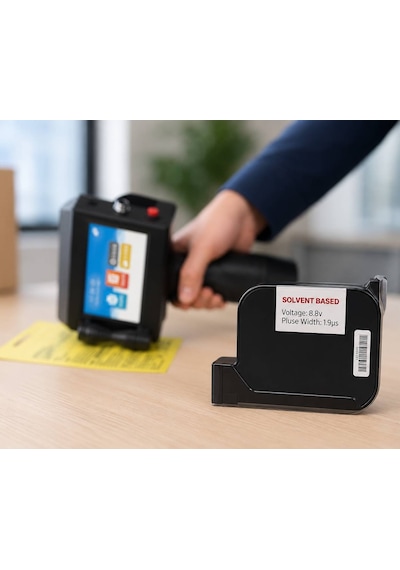 Qprint El Yazıcısı Kartuşu - Barkod Basma Kartuşu Siyah Hızlı Kuruyan Kartuş