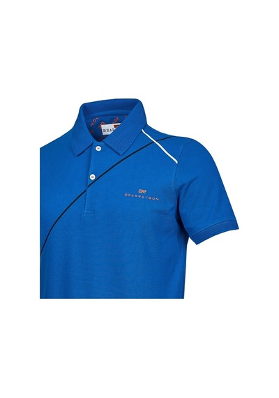 Bearraybon Erkek Polo Yaka T-Shirt-Saks (504687246) Saks