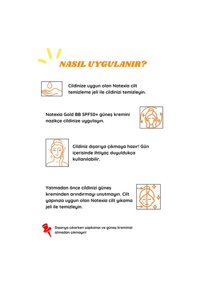 Natexia Gold Bb Renkli Güneş Kremi Spf50+ 50 Ml