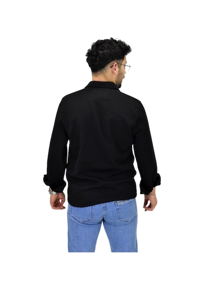 Erkek Spor Silim Fit Uzun Kol Gömlek G5011 Bgl-st04495 Siyah Erkek Spor Silim Fit Uzun Kol Gömlek G5011 Bgl-st04495 Siyah