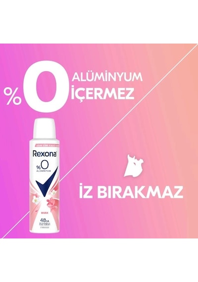Rexona Musk 48 Saat Kadın Sprey Deodorant 150 ML