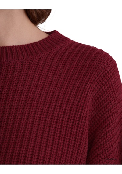 Trikonova Oversize Triko Kazak Bordo