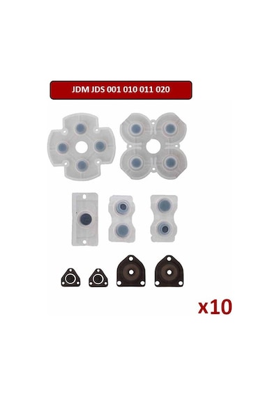 10 Takım Ps4 İç Lastik 001 010 011 020 Silikon İletken Playstation 4 Yedek Parça