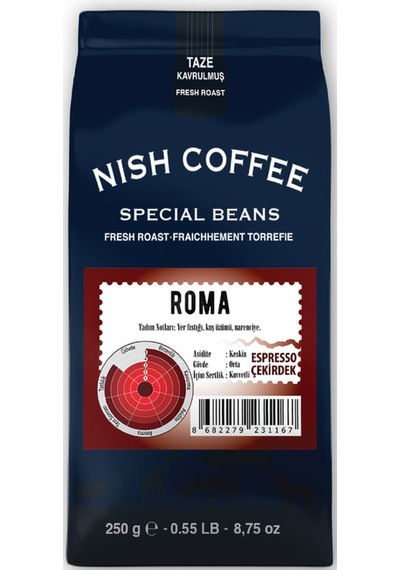 Nish Espresso Roma 2 X 250 Gr Öğütülmüş