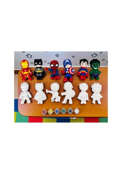 Marvel Süper Kahraman Taş Boyama