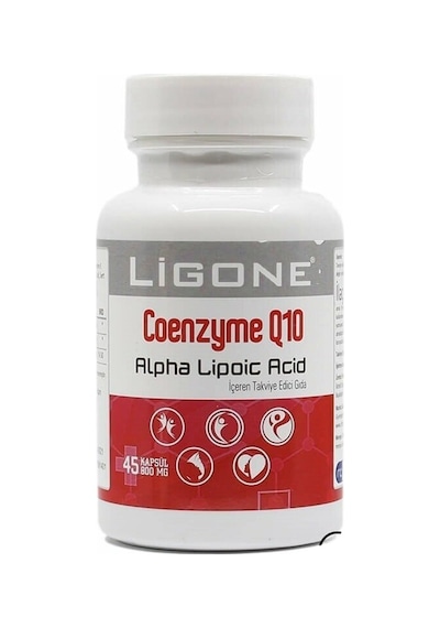 Ligone Coenzyme Q10 45 Kapsül ( Coenzyme Q-10 ve Alpha Lipoic Acid)