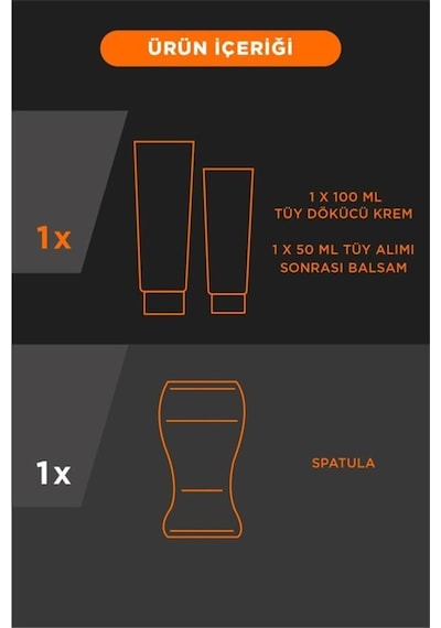 Veet Men Özel Bölgeler İçin Tüy Dökücü Krem 100 ml + Balsam 50 ML + Duşta Tüy Dökücü Krem 150 ML
