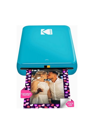 Kodak Step Zınk 2x3 Taşınabilir Mobil Fotoğraf Yazıcısı Lazer Yazıcılar Mavi