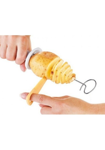 Spiral Patates Dilimleyici Aparat Çubukta Patates Cips Yapma 2 0