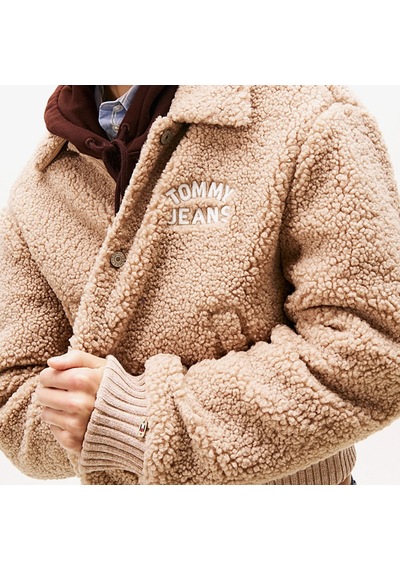 Tommy Hilfiger Padded Cropped Puffer Kadın Bej Ceket Dw0dw21666 5559697