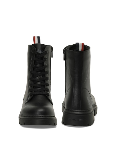 U.s. Polo Assn. Halles 5pr Siyah Kadın Bot Siyah