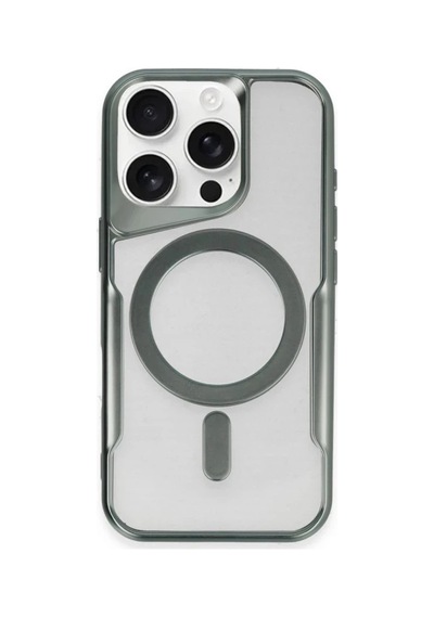 Apple Apple Uyumlu iPhone 14 Pro Max Kılıf Boyi Magsafe Silikon Kapak - Yeşil 0.2M-Çok Renkli