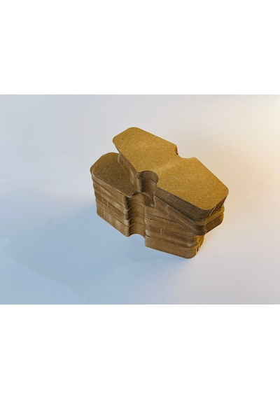 100 Lü Kraft Karton Takı Kartı Küpe, Kolye, Bileklik Sunum Ve Sergi Kartı