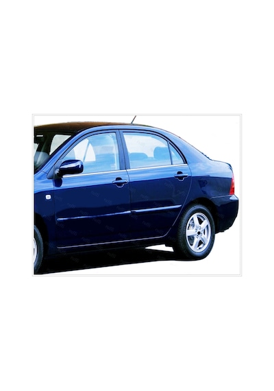 Famsotomotiv Toyota Corolla Uyumlu Krom Cam Çıtası 4 Prç. 2002-2007 P. Çelik