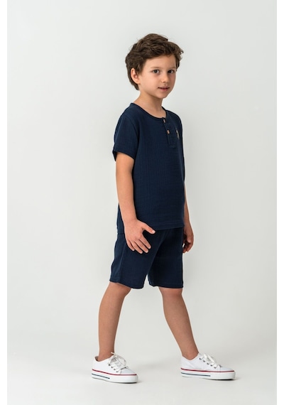 U.s. Polo Assn. Erkek Çocuk Lacivert Bermuda Takım Us2439-c-v4 Lacivert