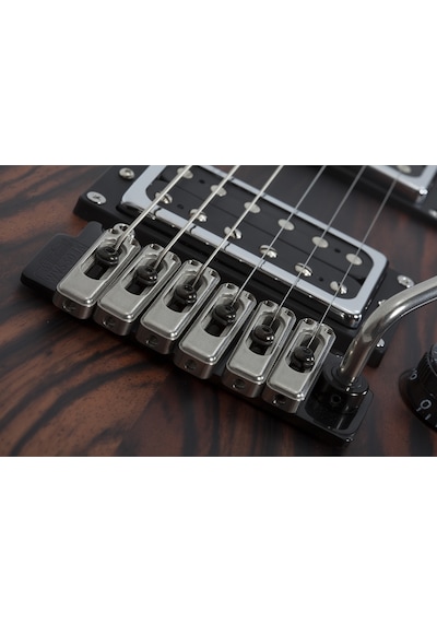 Schecter C-1 Exotic Ebony Elektro Gitar (Natural Satin)