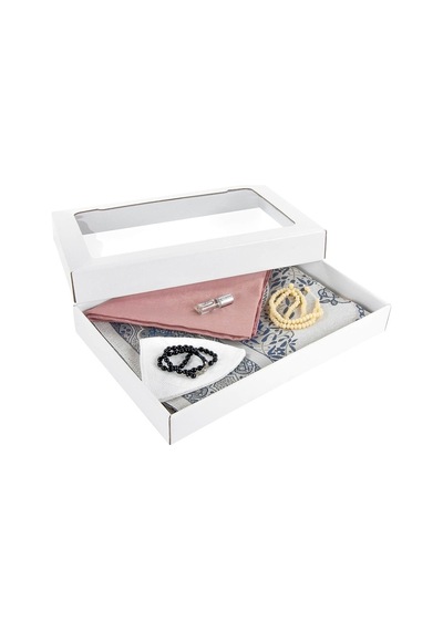 Ramazana Özel Set 38 - Seccade - Örtü - Esans - Tesbih - Takke -