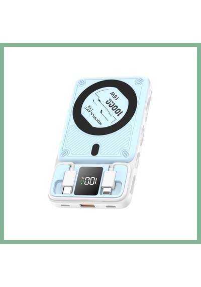 Bşkvirgo Konfulon M25w 10.000 Mah 20w Pd Magsafe Powerbank - Mavi Bsk2026