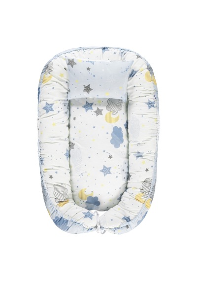 Kujju Büyük Baby Nest - Mavi 50x70 Cm