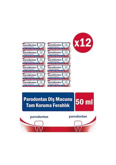Parodontax Ferahlık Tam Koruma Diş Macunu 50ml X 12 Adet