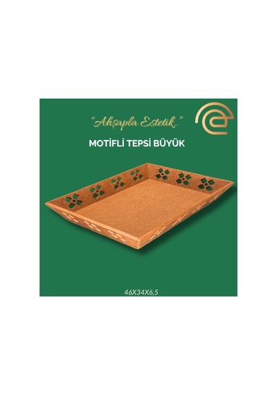 Motifli Tepsi Büyük