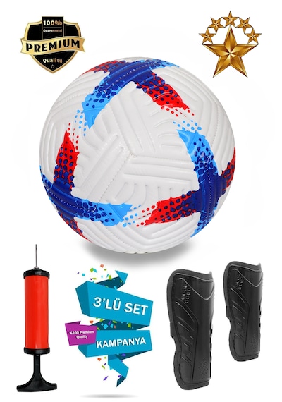 Alastor Orjinal Dizlikli Ve Pompalı 3 Lü Set Set Zemin Kırmızı - Lacivert