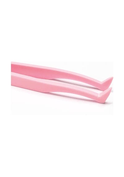 Koodmax Hassas Elektronik Ve El Sanatları Tamir Cımbızı Sert Plastik 11.5cm Dirsek Cımbız Pembe