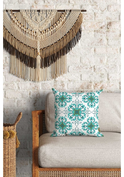 Modern Desenli Çift Yön Dijital Baskılı Dekoratif Kırlent Kılıfı Yastık Kılıfı 39x39cm Çok Renkli