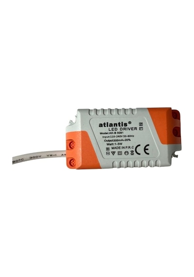 1-3X1 Watt Led Driver Mini Adaptör 12 Volt 350Ma