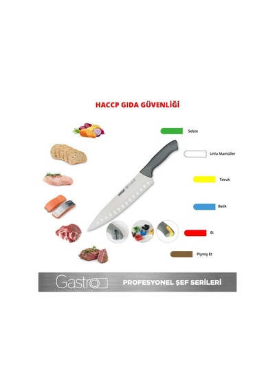 Gastro Santoku Bıçağı 17 Cm Çok Renkli