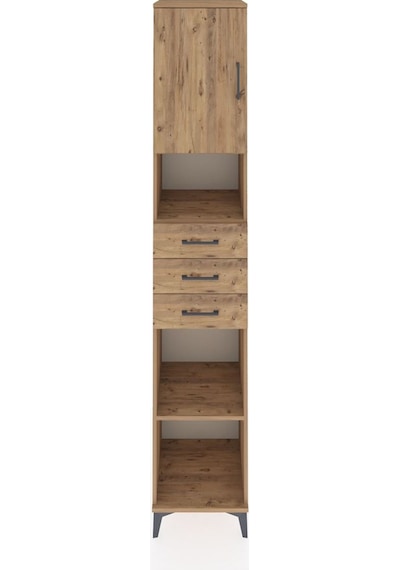 Hyperion Dolap 4 Raflı 3 Çekmeceli Tek Kapaklı 44x44x243 Çam-çam Çam Hyperion Dolap 4 Raflı 3 Çekmeceli Tek Kapaklı 44x44x243 Çam-çam Çam