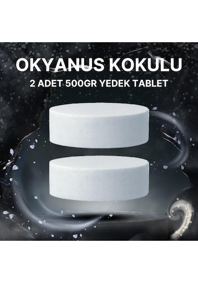 2x500 Gram - Okyanus Kokulu, Nem Alıcı Rutubet Ve Küf Önleyici Yedek Tablet