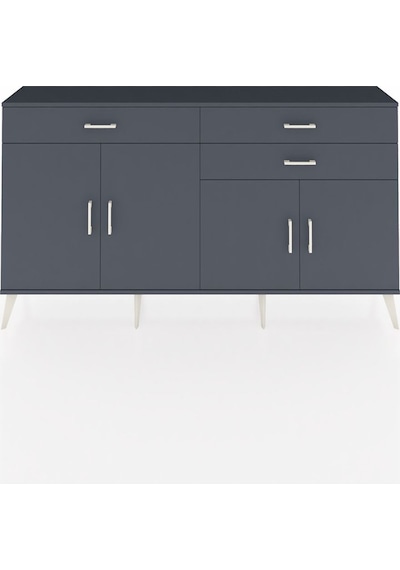 Arges Konsol 2 Raflı 3 Çekmeceli 4 Kapaklı 176x30x99 Antrasit-ant Antrasit-antrasit Arges Konsol 2 Raflı 3 Çekmeceli 4 Kapaklı 176x30x99 Antrasit-ant Antrasit-antrasit