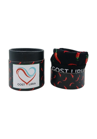 Gost Liria - Pepper Desenli Kadın Bralet Siyah