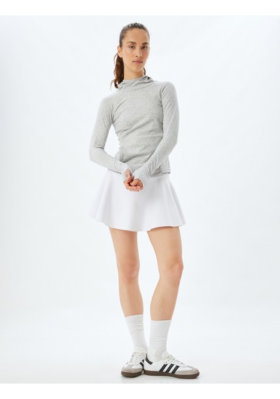 Koton Kapüşonlu Spor Sweatshirt Baskılı Uzun Kollu Slim Fit Beyaz Desenli 5wak10005nk Beyaz Koton Kapüşonlu Spor Sweatshirt Baskılı Uzun Kollu Slim Fit Beyaz Desenli 5wak10005nk Beyaz