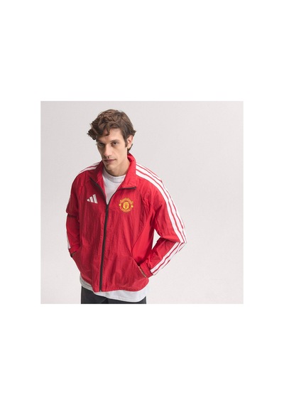 Adidas Erkek Ceket "manchester United Home Anthem Jacket" Kv6731 Kırmızı