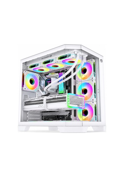 Infinity 7x Argb Fan Kumanda Ve Kontrolcü Atx Boş Bilgisayar Kasası Beyaz