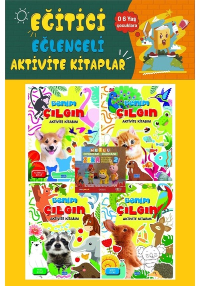 Benim Çılgın Aktivite Seti 4 Kitap