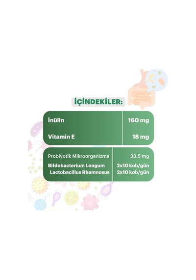 Kalibra Simbiotics Probiyotik Ve Prebiyotik İçeren Takviye Edici Gıda