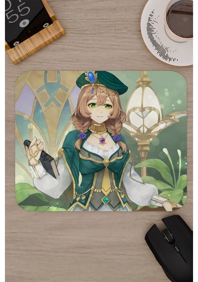 Lisa Genshin Impact Anime Oyuncu V5 - 22x18 Gaming Mouse Pad Fare Altlığı
