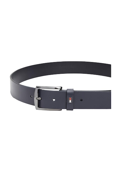 Tommy Hilfiger Erkek Lacivert Deri Kemer-6077 Lacivert